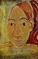 Head Woman face 1906 cubist Pablo Picasso